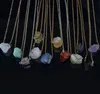 Onregelmatige natuursteen Crystal quartz hanger kettingen ketting choker voor vrouwen meisje handgemaakte eenvoudige feest sieraden