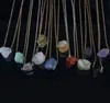 Irregular Natural Stone Crystal Quartz Pendant Necklaces Chain Choker For Women Girl Handmade Simple Party Jewelry