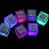 Colorato mini romantico cubo luminoso a LED cubetti di ghiaccio artificiale torcia da sposa natale partyty decorazione consegna gratuita