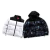 冬のメンズダウンジャケットレディースパフジャケットスノーアウトドアパーカーnfコートクロッティングレターアップリケデザイナーコート温かい風のないoutwear71