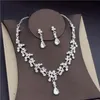 Kolye küpeleri set lüks rhinestone inciler kadınlar için gelin küçük tiaras gelin düğün tacı