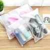 100pcs/lot Travelling Storage Bag Frosted Plastic Reclosable Zipper Package Bags Portable Packaging Pouch for Gift Clothes Jewelry