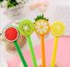 Fruit balpen pennen creatieve gel cartoon ballpoints pen fruit en fruitvorm