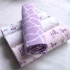 High Quality 4PCS/PACK 100% Cotton Supersoft Flannel Receiving Swaddle Baby Bedsheet 76*76CM s born 211029