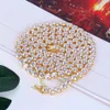 3mm 4mm 5mm Hip Hop Tennis Chaînes Bijoux Hommes Diamant Tennis Chaîne Collier 18 carats Or Blanc Plaqué Or Bling Chaîne Collier26852245