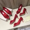 Дизайнер Crystal Lady Dress Shoes Роскошные блестки Хрусталь плоский 6,5 10,5 см Сексуальные заостренные свадебные свадебные насосы