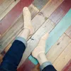 Erkek Çorapları 3 Pairs Bahar Ve Sonbahar Tekne Kalın İplik Kısa Nefes Pamuk Saf Hediye Erkekler için