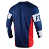 Maillot de course de Motocross 180, manches longues, vtt, ATV, UTV, vélo, moto, vêtements bleus, pour hommes, 9777238