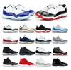 Top mens woman basketball shoes jumpman 11 low white bred 11s Concord 45 Space Jam Sports snake rose gold men women sneakers shoe Trainers