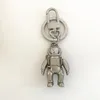 Märke Nyckelring Tillbehör Mode Design Astronaut Nyckelringar Män och Kvinnor Metallbil Keychain Presentförpackning