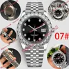 Les hommes de diamants énormes regardent les pétoncles cadran Mechanica automatique 43mm acier de haute qualité natation sport étanche Style classique noir go289z