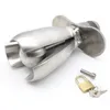 Unisex Anal Plug Stainless Steel Openable Stretching Butt Plug Masturbatory Sex Toy A270