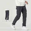 Calças de carga de estilo militar do exército casual Homem calças de combate com vários bolsos para calças táticas da moda calça de verão masculino Joggers H1213