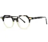 Мода Солнцезащитные очки Рамки Бренд Дизайнер Ацетат Очки Рамка Винтажные Мужчины Полный Оптический Оптический Очки Goggle Clear Lens Myopia Eyeglasses Wome