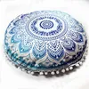 25# Mandala Flower Floor Floor Pillow Cover Ornament Round Bohemian Meditation Cushion Feather Colorful Pudow Case Soffa Case242k