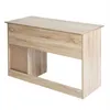 43.3 '' Holz Ecke Schreibtisch Handelsmöbel mit Regal 3 Schubladen Storage497i