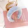 Nepbont Pluche Hoofdband Retro Hoofddeksels Winter Dikke Harige Haarband Warme Brede Pluizige Hoofdbanden Haaraccessoires Voor Vrouwen Y220301259i