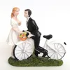 Decoración de la fiesta Favor y decoración de la boda: el aspecto de Love Novie Groom Pareja Figurine Cake Topper305L