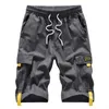 Summer Shorts Hommes Marque Cargo Court Bermuda Hombre 6XL 7XL 8XL 9XL Hommes Hip Hop Corto Hiphop Garçons Coton Casual adolescents Ropa 210806