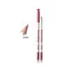 Lippotloden 12 stks/set voering potlood matte lipliner niet bloeiende waterdichte langdurige lipstick professionele make-up kit tslm1