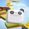 The newest desk clocks, the cute USB charging cartoon desktop children bedroom bedside fun and sleeping electronic clock