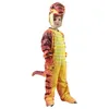 Pluche Dinosaur Children's Halloween Theme Kostuum Toon kleding Printing Kleuterschool School Animal Dress Up 3 kleuren