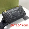 패션 클래식 Luxurys 디자이너 3 크기 진짜 정품 가죽 가방 고품질 여성 Marmont Crossbody 핸드백 지갑 숄더 가방 핸드백 GB87