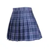 Skirts Hide Zippers Thin 3 Colors Sexy Girls Attractive Pleated Skirt For School