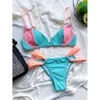 Bikinis 2021 Seksi Mayo Kadınlar Için Mayo Mikro Bikini Set Seksi Biquini Mayo Yüzme Suit Beachwear Bikini X0522