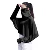 S!! Outdoor Travel Driving Long Sleeve Face Neck Cover Masked Scarf Veiled Sun-proof Top Cycling Caps & Masks
