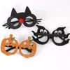 Fournitures de fête Halloween Lunettes Cadre Araignée Citrouille Lunettes Cosplay Photo Props pour Enfants Drôle Mascarade Faveurs XBJK2108