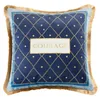 Cuscino/Cuscino Decorativo Fodera per Cuscino di Lusso Noble Retro Lettera Housse De Coussin Cuscini Nappa Cojines Decorativos Para Divano