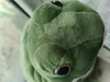 Dorimytrader Kawaii Simulation Animal Frog Plush Toy Big Cartoon Cartoon Green Frogs Dolls for Baby Gift 32cm 60cm Dy615581401096