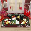 Mattor julhem icke-halkdörrat dekoration gåva sovrum sovmatta tecknad träd fot mattan