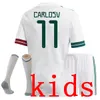 2022 2023 Mexico soccer jersey kids kit and socks home green purpal copa america 22 23 CHICHARITO A. GUARDADO H. LOZANO HERRERA DOS SANTOS football shirt uniforms