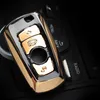 Ny ABS Auto Car Shell Case Cover Holder med Ring Key Ring Chain Buckle Keychain för F07 F10 F11 F20 F25 F26 F30
