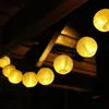 Strings 10led Outdoor Solar Lantaarn Ball String Lights Waterdichte Tuin Patio Bruiloft Color Globe Garland Fairy Decoratie