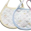 OC 체리 아기 Pacify Bibs Burp Cloths 더블 레이어 면화 스카프 손수건 Soothing Saliva Towel 도매 334C3