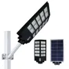 Umlight1688 Farola LED 300W 400W 500W Luz LED solar Radar PIR Sensor de movimiento Lámpara de sincronización de pared + Control remoto a prueba de agua