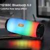 TG165C centre de musique haut-parleur Bluetooth puissant HIFI stéréo téléphone portable ordinateur avec lumière LED Home cinéma