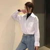 Women's Shirt Long Sleeve Spring Summer Casual Loose White Shirts Female Streetwear Blouse Tops Oversize 210514