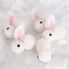 5PC / Väskor Fasta färger Baby Kids Kanin Cartoon Dolls 2021 Påskkanin Plush Söt Mini Leksaker Dekorationer Plush Bunny Doll Toy Gift Ornamenting Tillbehör GT8XK39