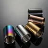 Colorful Smoking Stainless Steel Dry Herb Tobacco Preroll Cone Horn Cigarette Holder Desktop Display Storage Cylinder Dabber Straw Nails Spoon Barrel Jars DHL