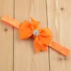 Partihandel 18 färger Rhinestone Dovetail Bow Baby Girl Headbands Headband Smycken Barn Hårband Tjejer Hårbågar Tillbehör 184 Z2