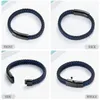 Bangle Cremation Jewelry Urn Bracelet For Ashes Women Men Keepsake Memorial Cuff Braided Leather Wristband Gift9577558