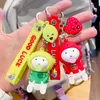 New Little Yellow Chicken Keychain Cute Cartoon Epoxy Doll Car Key Ring Piece School Bag Ornament Piccolo regalo G1019