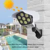 3 modalità 77 LED luce solare sensore di movimento telecamera fittizia di sicurezza telecomando lampione solare lampada da parete impermeabile per esterni