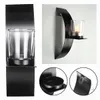 2 pezzi stile moderno appeso a parete candelabro portacandele in metallo Sconce Home Decor 210722