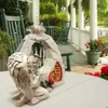 Garden Decoration Solar Lights Blessing Angel Girl Harts Crafts Statue Art Figurin Ornament utomhusdekor för trädgårdsgård uteplats Q4831486