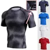 Snake Short Sleeve Compression Shirt Men Quick Dry Jerseys Rashguard Man Gyms Clothing Fitness Tank Men's T-Shirts MMA 210716